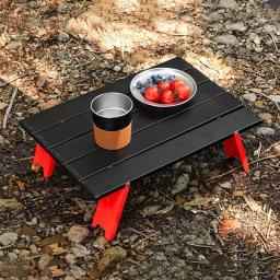 Mesa dobrável leve para camping ao ar livre, portátil, mini, dobrável, liga de alumínio, tenda casual, café - Image 1