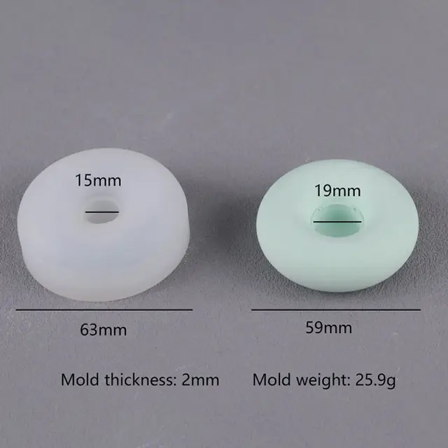 Moldes Redondos de Gesso de Silicone para Castiçais Artesanais: Decoração DIY em Cerâmica e Concreto para Sua Casa