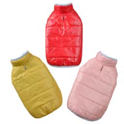Casaco reversível para cães de inverno, impermeável, espessado, roupas quentes para cães pequenos e médios, traje de gato, casaco de buldogue francês - Image 2
