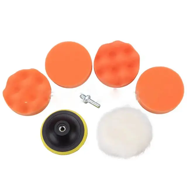 Kit Completo de Polimento para Carros: Esponjas, Almofadas, Pano de Algodão e Acessórios para Roda e Enceramento