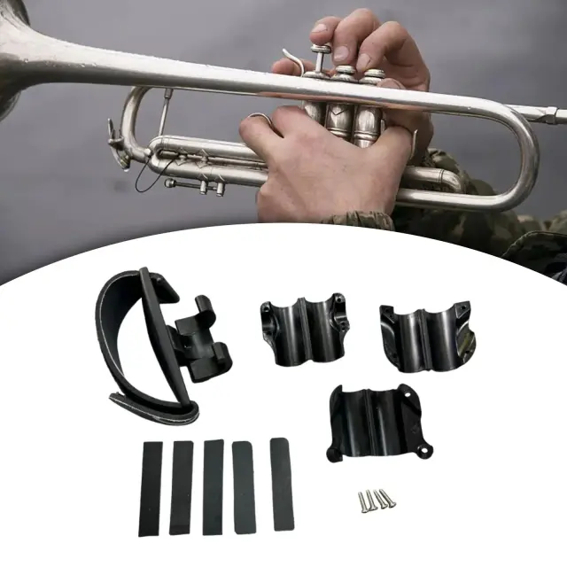 Aperto de Trombone para Jogo Confortável: Guarda Universal e Peças Práticas de Limpeza com Envoltórios Pretos