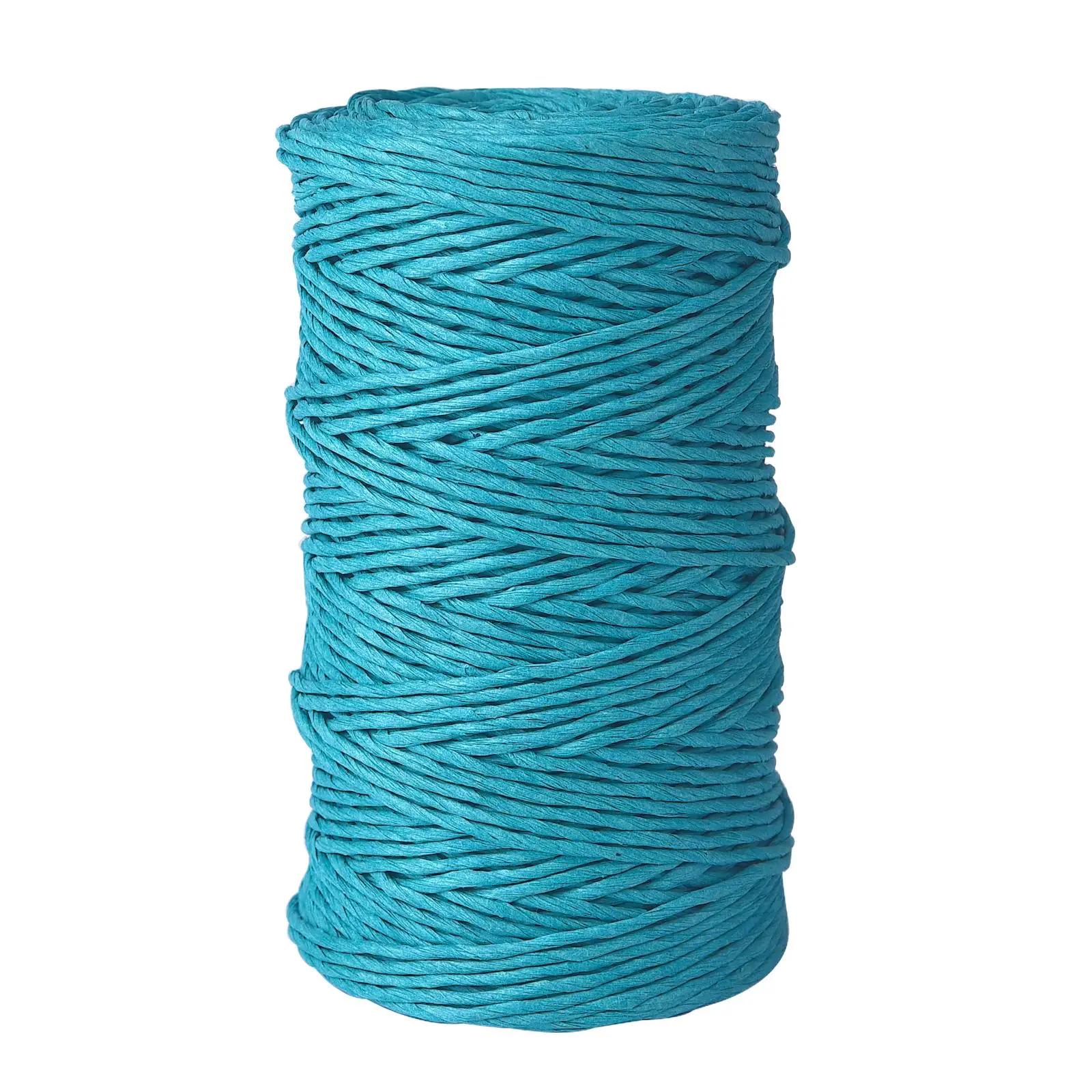 Fio De Palha De Raffia Natural, De Malha À Mão, Grama De Crochê, Corda De Papel Para DIY, Sunhat, Cabo De Saco De Praia, Presente De Cozimento, Corda De Embalagem, 90m - Image 1