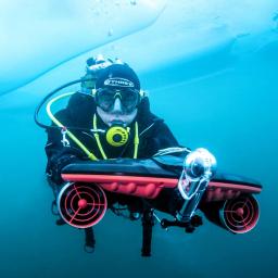 Subaquática Scooter Underwater Thruster, Mergulho Booster, Tiro Drone, Equipamento De Mergulho, Hélice De Água Portátil - Image 2