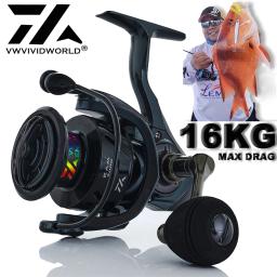 VWVIVIDWORLD, alta qualidade, carretilhas de pesca de liga, carretel de liga, braço de liga, 6.2:1 de alta velocidade, carretel de fundição, carretel giratório, carretel de arremesso - Image 1