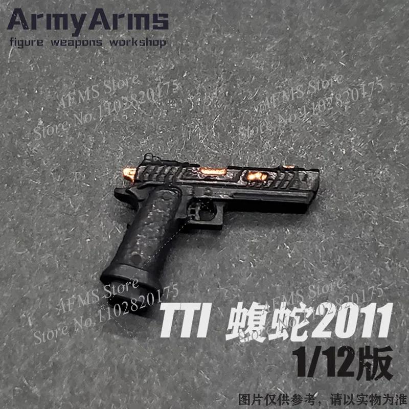Armas do exército escala 1/12 figura colecionável john wick 4 pit viper pistola de plástico arma acessório caber 6 "figura de ação soldado - Image 1