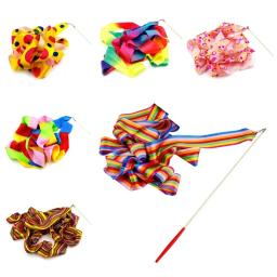 Brinquedo colorido da dança da fita da ginástica para crianças-vara giratório de 4 metros, presentes ao ar livre perfeitos para diversão e criatividade das crianças - Image 4
