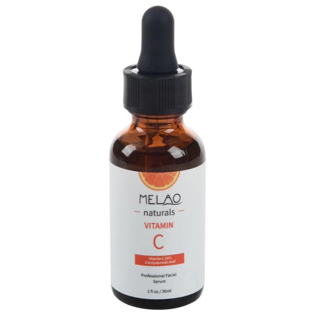 Soro Facial Antienvelhecimento Orgânico com 20% de Vitamina C e E - 30ML de Melão Natural para o Rosto