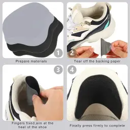 Sapatos esportivos remendo sapato buraco reparação kit auto-adesivo calcanhar buraco reparação inserções de calcanhar tênis protetor de calcanhar almofadas de sapato cuidados com os pés - Image 6