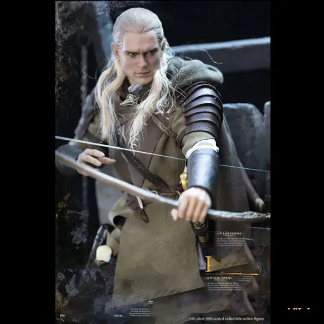 Brinquedo Deluxe Legolas 1/6 - Edição Especial LOTR028EX - Figura de Ação de 30CM em Modo Soldado