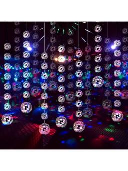 Conjunto de 8 bolas para decoração de festa, mini-discoteca, casamento, dança, festival de música, aniversário - Image 1