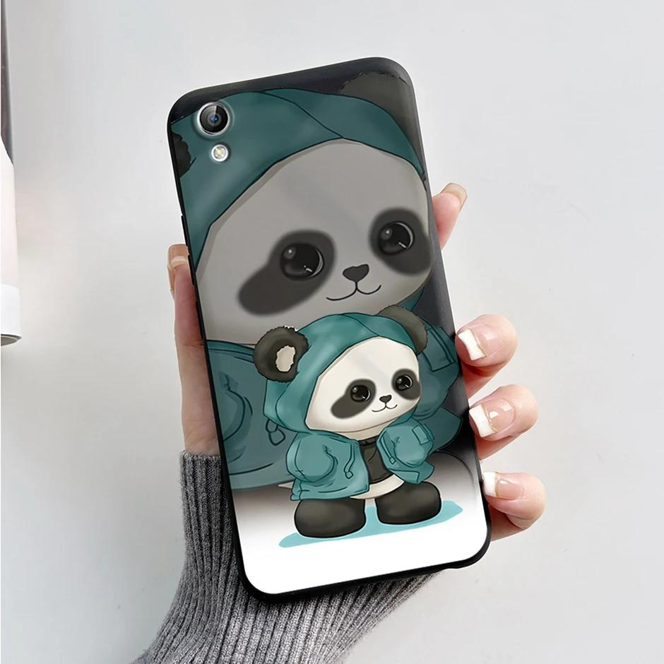 Caixa do telefone para vivo y51, y51, 2015, bonito, gato, cão, panda, flor, pintura, caso traseiro para o telefone esperto - Image 1