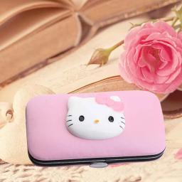 Hello Kitty Household Nail Scissors Set, Nail Clippers especiais, ferramentas de beleza manicure, portáteis, homens e mulheres, 7 pcs - Image 4
