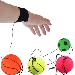 Return Sponge Rubber Hand Ball, Exercícios de Jogo, Saltando, Elástico, Sport On, Nylon String, Crianças, Crianças, Brinquedo ao ar livre - Image 2