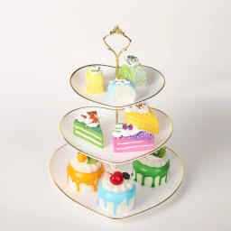 Suporte De Bandeja De Plástico De 3 Camadas, Suporte De Cupcake De Sobremesa Para Festas, Casamento, Jantares De Luz De Vela, Corações - Image 5