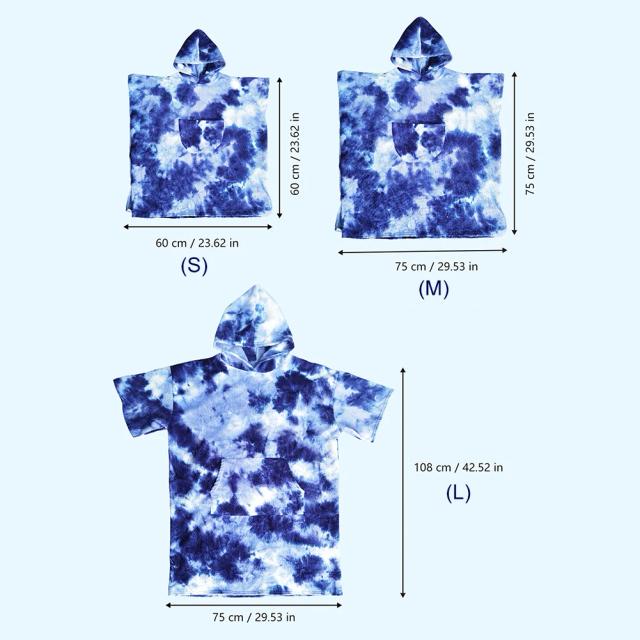 Toalha Multifuncional para Surf: Poncho com Capuz e Bolsos Grande em Microfibra para Esportes Aquáticos e Praia