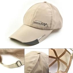 Boné de beisebol de aba longa masculino, roupas de pesca, viseira solar, esportes, chapéu de sol, moda masculina - Image 3