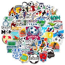 Adesivos de futebol à prova d'água, crie seu estilo único, perfeito para adolescentes e adultos, bagagem DIY, guitarra e laptop, 50PCs - Image 2