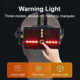 1000000lm xhp360 cabeça lanterna poderosa xhp70 frente led recarregável cabeça lanterna de pesca acampamento cabeça lanterna - Image 6