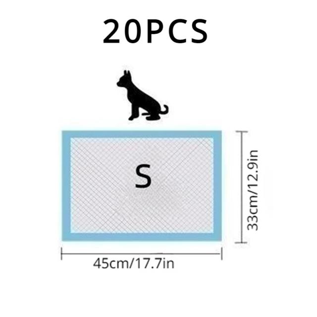 Fralda Descartável Super Absorvente para Gatos e Filhotes de Cachorro com Secagem Rápida e Conforto Ideal