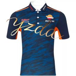 Castore_Sepsol_Sonda_Team Camisa polo de corrida de motocicleta Camiseta masculina e feminina esportes ao ar livre lazer confortável secagem rápida - Image 1