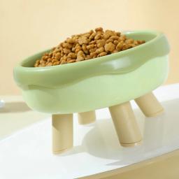 Pet Food Bowl com suporte levantado, Alimentador De Gato, Proteja a Vértebra Cervical, Pet Products - Image 3