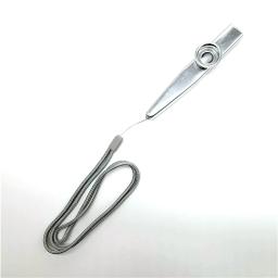 Lightweight Metal Kazoo Flauta para iniciantes, portáteis, amantes da música, instrumento de sopro, design simples, Kazoos, 1-10pcs - Image 5
