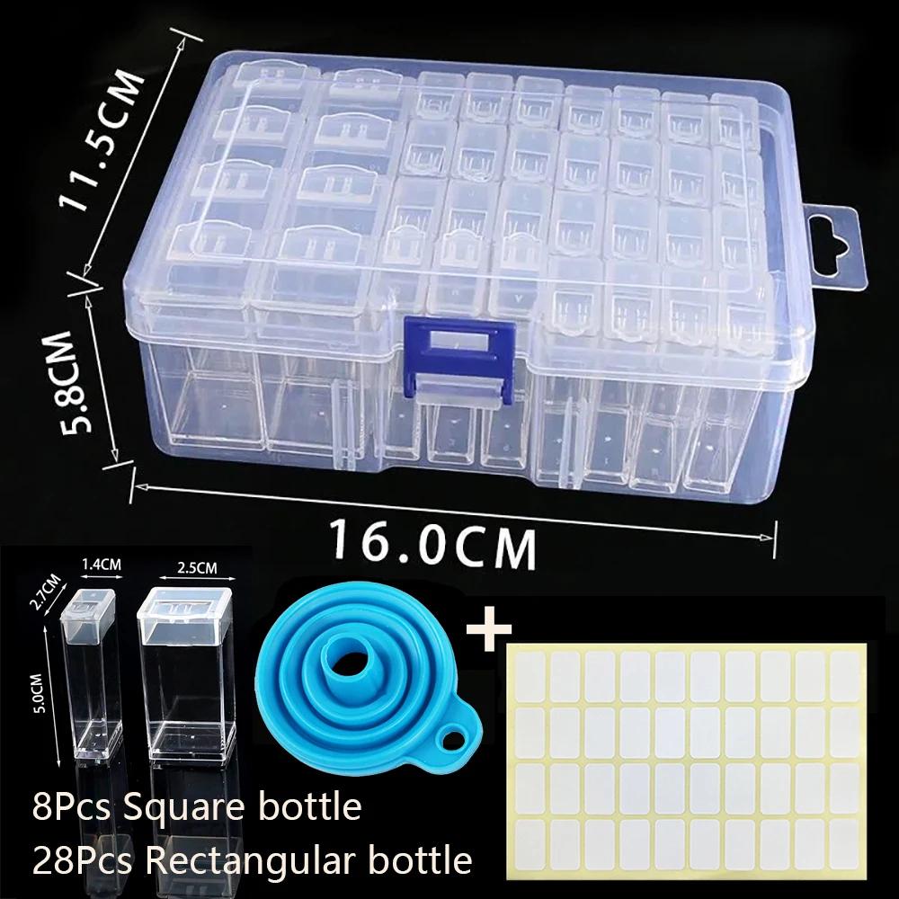 Recipiente De Armazenamento De Diamante para Contas, Bandeja De Arte, Kits De Ferramentas, Caixa, Ferramentas De Pintura, Talão De Trabalho, Caixa De Bordado, Novos Acessórios - Image 1