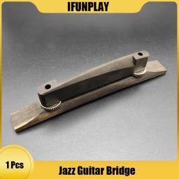 Arco de 6 cordas, acessórios de guitarra de ébano para jazz, ponte ajustável, flutuante, jazz - Image 1