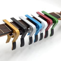 Capo para guitarra acústica clássica, liga de alumínio tuning clamp, acessórios para guitarra, 2 peças - Image 1