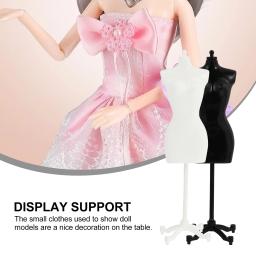 6 peças modelo suporte crianças roupas exibição mini manequim de costura roupas de meninas presente de aniversário - Image 2