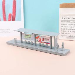 Mini Simulação Modelo Estação Rodoviária, Estação Ferroviária de Alta Velocidade, Plataforma DIY, 1: 87 - Image 6
