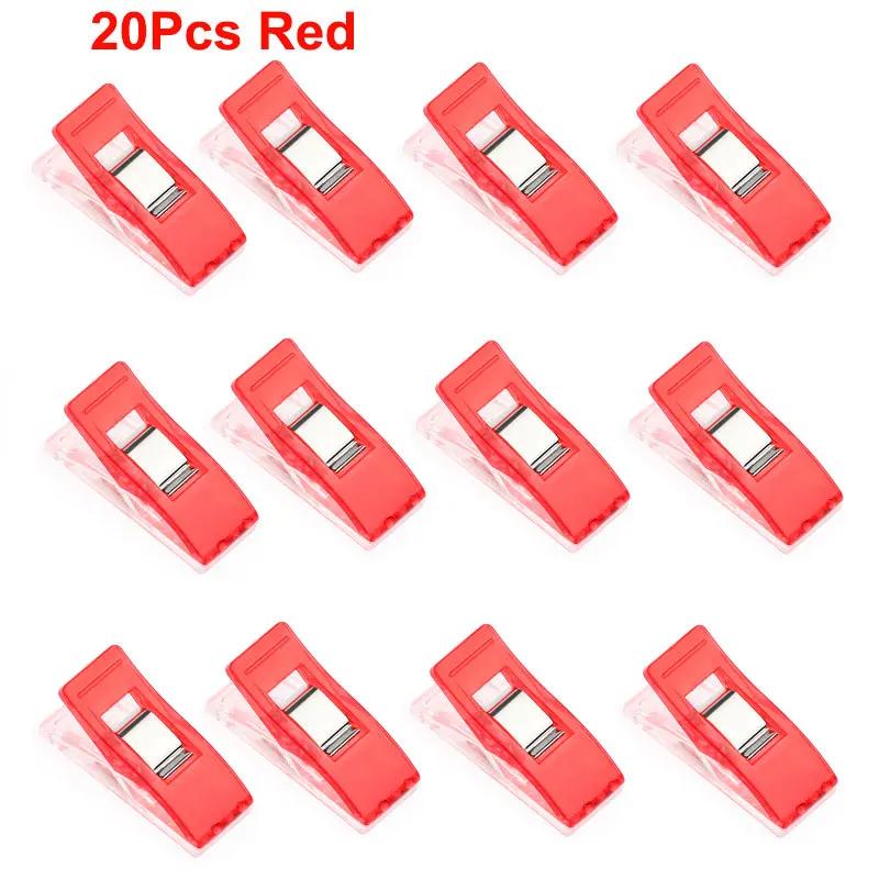 Clipes De Costura De Plástico Multiuso, Clipes De Quilting, Prendedores De Roupa, Grampos para Artesanato DIY, Papel De Encadernação, 20 Pcs, 50Pcs - Image 1