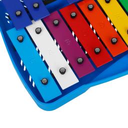 Glockenspiel Xilofone Chaves de Metal, Instrumento de Percussão Profissional com Case, 2 Marretas Seguras, Música Songbook, Drop Ship, 25 Notas - Image 3