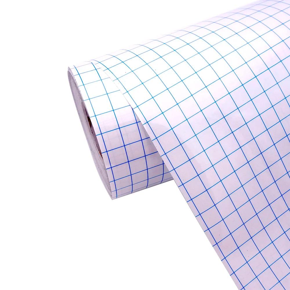 5m/10m/15m rolo 30cm de largura clara aplicação de vinil fita alinhamento grade para a parede do carro artesanato arte decalque transferência papel fita adesiva - Image 1