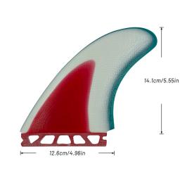 Conjuntos de Prancha Twin Fins, UPSURF FUTURE Fin Box, Compatível, Fibra de Vidro Sólida, Quilha Surf, Thruster, 2 aleta, Quilhas laterais, UPSURF - Image 6