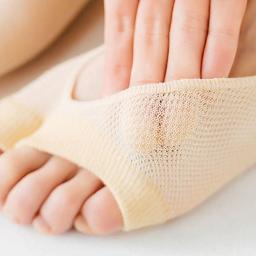 Fino boca de peixe respirável meias de algodão, Split Toe Sock, Novo Dois Dedo Mesh, EUR 35-40 - Image 3