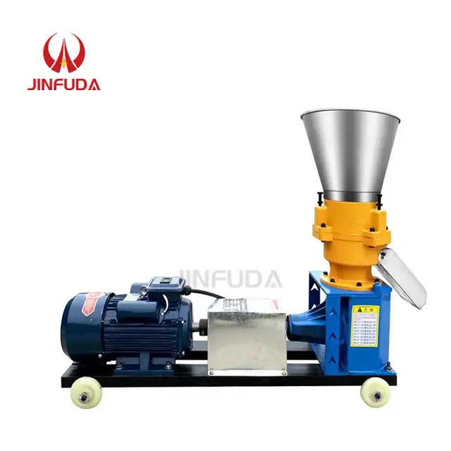 Máquina KL-160 para Alimentação Animal com Moedor de Disco de 220 a 380mm e Opções de Fino a Grosso