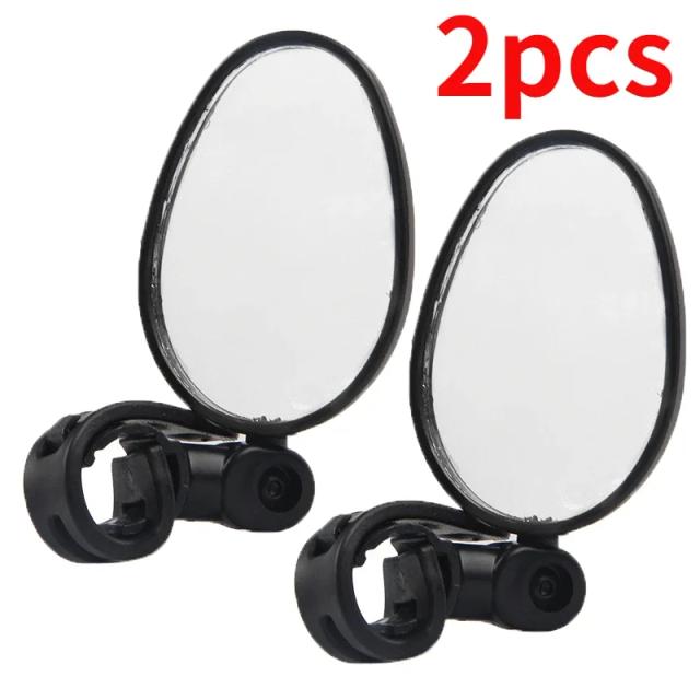 Espelho retrovisor universal para guidão de bicicleta, espelho retrovisor para bicicleta e motocicleta, rotação 360 ajustável para andar de bicicleta