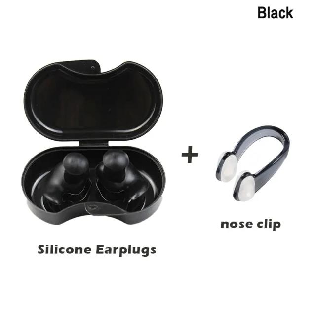 Protetores de Ouvido à Prova D'Água em Silicone para Esportes Aquáticos com Caixa Colecionável - Par de Tampões de Natação Comfortáveis e Duráveis
