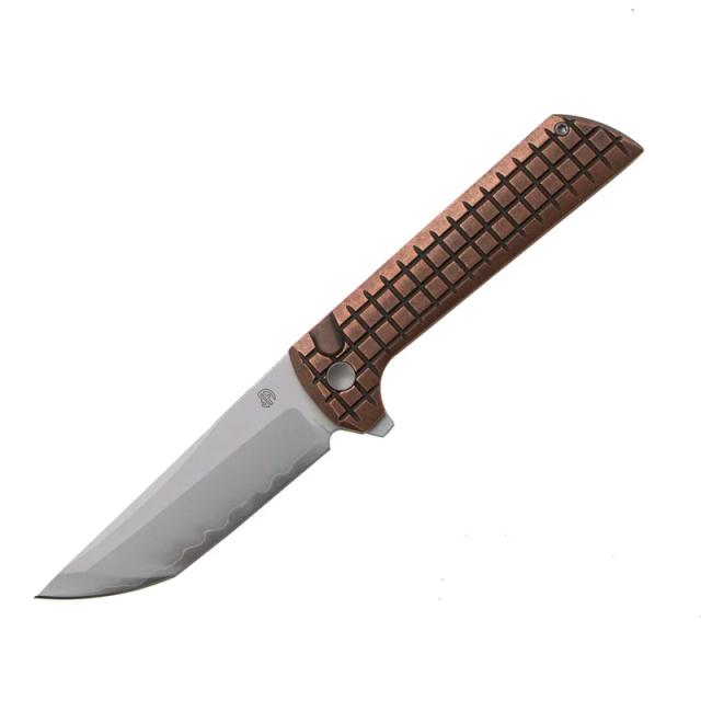Faca Dobrável BOUNTAIN Chop II com Lâmina Mágica SLD e Punho G10 para Camping, Pesca e Aventuras ao Ar Livre