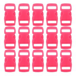 100 pçs fivelas de plástico colorido resistente liberação lateral rápida para mochila paracord coleira de cachorro pulseira fivela artesanato reparação - Image 6