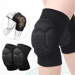 Espessado Proteção Esportes Joelheira, Suporte Elástico, Equitação Fitness Gear, Futebol Brace Protector, Almofadas Antiderrapantes, 1Pc - Image 1