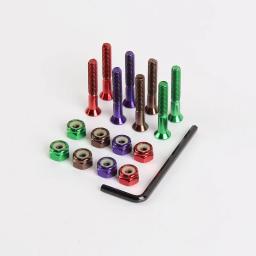 Parafusos para caminhões de skate m5x2 5/29/32/38/44/50mm, parafusos de montagem, antiferrugem, durável, ponte, porcas, reparo de rodas de caminhão de skate - Image 6