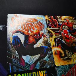 DIY Cartão Caseiro Coleção, Marvel Comics, Homem de Ferro, Thor, Steve Rogers, Presente de Natal e Aniversário, Brinquedos Jogo, Conjunto 9PC - Image 2