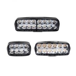 Farol LED da motocicleta, luz dianteira da bicicleta elétrica, lâmpada super brilhante do triciclo, acessórios da bicicleta elétrica, 8 LED, 12V, 16 LED - Image 2