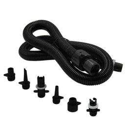 Bomba Elétrica Portátil Acessórios Conjunto Com 6 Bicos De Ar, Placa De Pá, Fácil Conexão, Kit De Mangueira, Largo, Super - Image 5