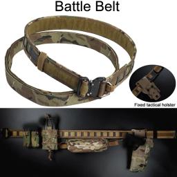 Conjunto de cinto modular tático com IFAK Medical Pouch, Dump Pouch, 5,56, 9mm Pouch, Battle Belt, Utility ajustável Dever Belt - Image 3