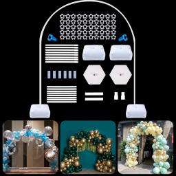 Tabela ajustável balão arco kits diy festa de aniversário decoração de casamento balões coluna suporte de chuveiro do bebê ballon acessórios - Image 1