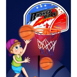 Basquete Net para Crianças, Cesta Pendurada, Basket Ball, Esporte Indoor e Outdoor, Brinquedos de Jogo Interativos entre Pais e Filhos - Image 2