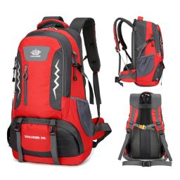 Mochila de caminhada resistente à água para homens e mulheres, camping, ao ar livre, esporte, viagens, montanhismo, 60L - Image 4